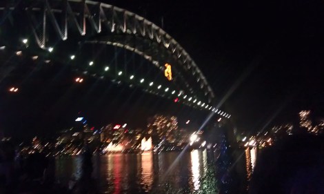 blurry due to the photographer's sobriety levels 29 seconds before midnight...